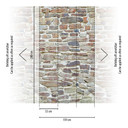 Fototapeta kamienna beżowo-brązowa - tapeta włókninowa Industrial Livingwalls - matowa i gładka