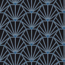 Daniel Hechter Papier peint géométrique Noir, Bleu, Blanc 