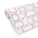 Tapet med mønster - Frame Your Life - pink