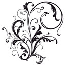 Sticker mural - Ornement Vigne