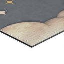 Wanddecoratie Haas en Beer op de Maan - Oliver Robins - Alu-Dibond