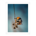 Poster Kleiner Vogel am Ast - Jacob Xu - 24x30 cm