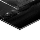 Billede af stadion i Dortmund - Grå – print på aluminium (Alu-Dibond)