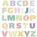 Wallsticker - Alfabet, geometrisk