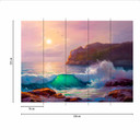 Sea PaintingSeasca-fototapet i violettvitt - Fototapet Designwalls 2 - 2,55 x 3,5 m