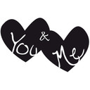 Sticker mural - You and Me