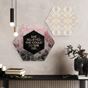 Hexagone - alu-Dibond Fredriksson - She believed
