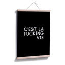 Plakat C'est la fucking vie