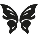 Sticker mural - Papillon Floris