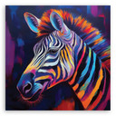 Leinwandbild Zebra Tier Pop Art