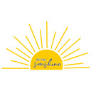 Sticker mural Be the sunshine