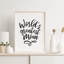 Plakat Największa mama na świecie
