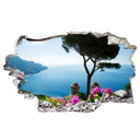 3D Wallsticker-visning af Amalfikysten