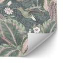Samoprzylepny panel ścienny do kuchni Koliber w tropikalnym lesie - Bloomery Decor