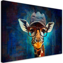 Canvasbillede, Giraf Pop Art