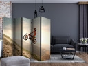 Paravent Séparation de pièce - Sports mécaniques , 5 pièces - 225x172 cm
