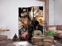 Paravent, Raumteiler freistehend, Trennwand - Floristry in Vintage Style