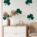 Sticker mural Trèfle irlandais (6 parties)