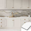 Rivestimento cucina Paesaggio astratto con colori metallici - Alma