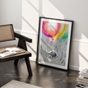 Poster Rat Street Art Ballons Freedom - Habib
