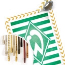 Poster Werder Bremen Logo Streifen