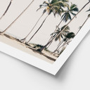 Plakat Tropikalne palmy na plaży | Wyspiarski klimat latem - Sisi & Seb