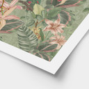 Plakat dżungla z papugami zielony - Bloomery Decor
