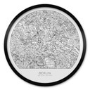 Plakat Mapa miasta Berlin - okrągły