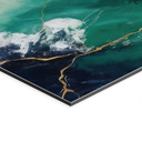 Billede Elegance of the Ocean - Golden Currents - Alpenglow Workshop – print på aluminium