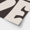 Plakat z typografią Love you Retro Letters