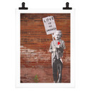 Plakat Banksy - Miłość jest odpowiedzią