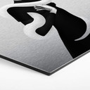 Hexagon Alu-Dibond Zilvereffect - Ireland - Only Skin
