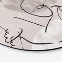 Tableau sur alu-Dibond rond 1X Studio - The Hug