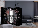 Rumdeler - Kranie og blomster, 5-delt - 225x172 cm