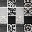 Naklejki na płytki beton patchwork - zestaw 12 sztuk