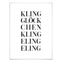 Poster Kling Glöckchen