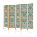 Japanischer Paravent, Raumteiler freistehend, Trennwand - Rich Pattern in Victorian Style