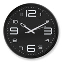 Moderne Schwarze Wanduhr - Rund Ø39 cm