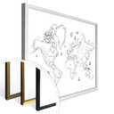 Plakat mapa świata - Z dawnych czasów