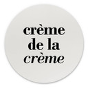 Vægcirkel Crème de la crème – print på aluminium (Alu-Dibond)