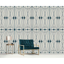 Fotomural Paredes de Patel 3 Astoria 1 blanco, azul
