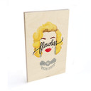 Plakat drewniany Tohmé - Marilyn bez skazy