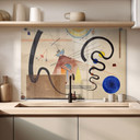 Stænkplade - Kandinsky - To bevægelser