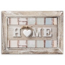 Canvasbillede, billedtekst Home Heart Vintage Style