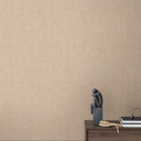 Papel pintado no tejido, moderno y discreto, de aspecto textil beige rosado