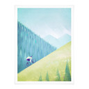 Plakat Rzeki - Les Pyrénées