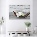 Canvasbillede, Orkidéblomster vintage