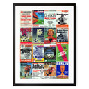 Poster Eintracht Frankfurt - Retro Posterwand