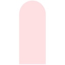 Wallsticker Rund bue smal rosé