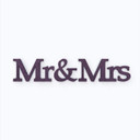 MDF bogstaver - Mr&Mrs Serife